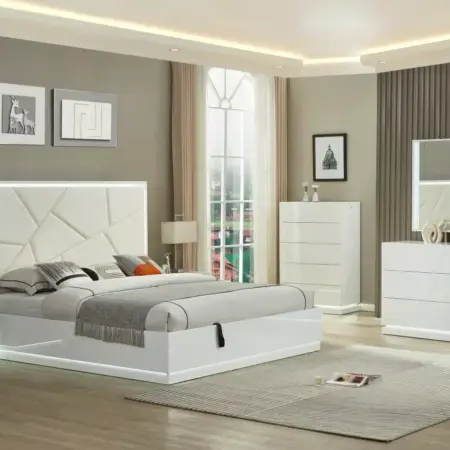 BEDROOM SET – WHITE