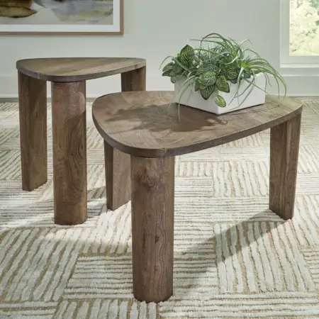Alternative view of Reidport Accent Coffee Table (Set of 2)