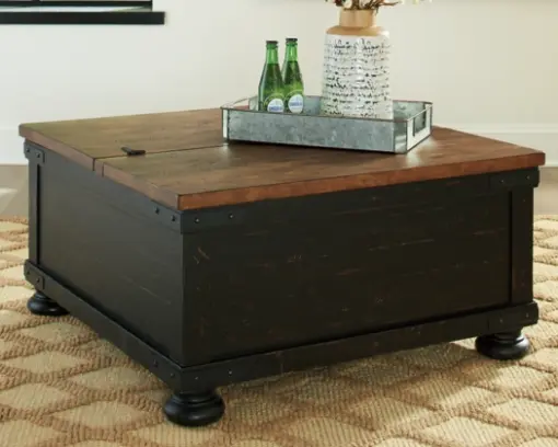 Alternative view of Valebeck Lift Top Cocktail Table