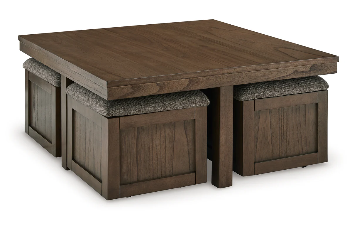 Boardernest Coffee Table with 4 Stools