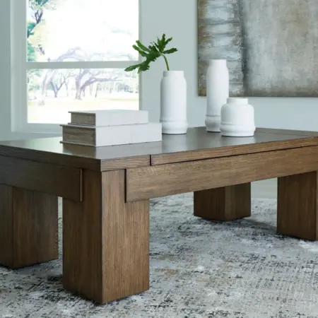 Alternative view of Rosswain Lift Top Cocktail Table
