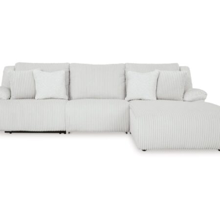 Top Tier 3-Piece Sectional Sofa Chaise Alloy