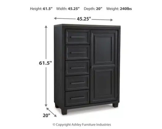 Foyland King Panel Storage Bedroom Set - Image 4