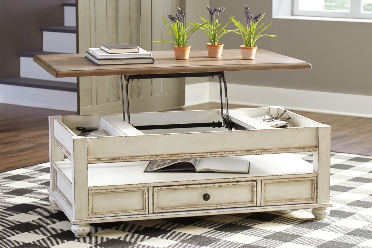 Realyn Coffee Table with Lift Top - Image 5