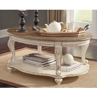 Realyn Oval Cocktail Table - Image 2