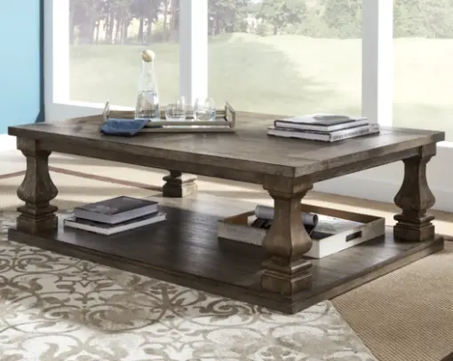 Alternative view of Johnelle Rectangular Cocktail Table