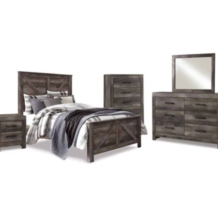 Wynnlow Queen Crossbuck Panel Bedroom Set
