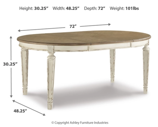 Realyn Dining Table and 6 Chairs - Image 3