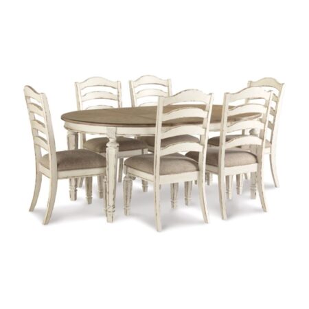 Realyn Dining Table and 6 Chairs