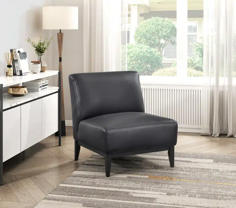 Leather Accent Chair - Image 8