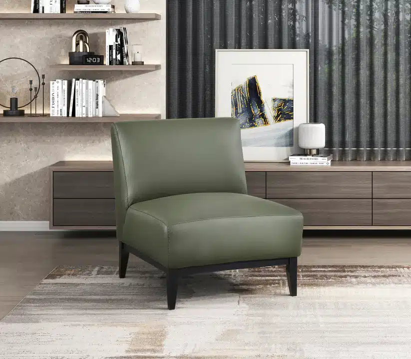 Leather Accent Chair - Image 12