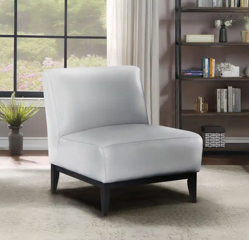 Leather Accent Chair - Image 2