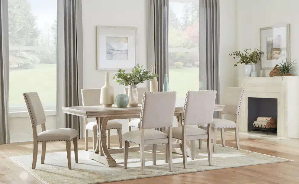 Contemporary 7 Pc Dining Set