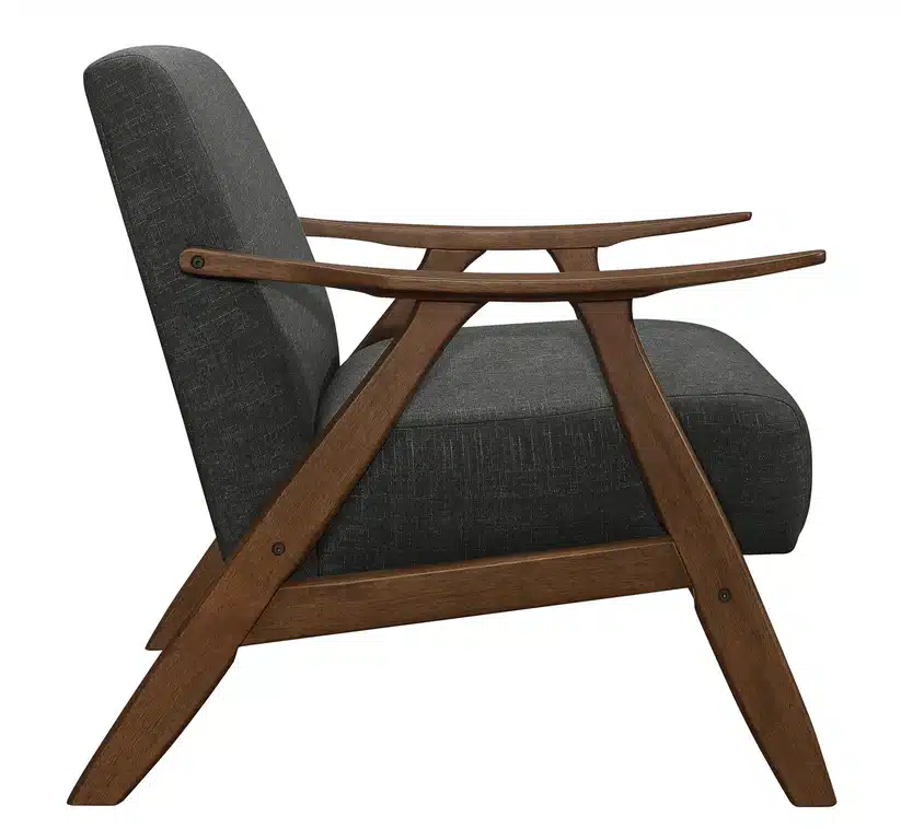 Fabric Wooden Contemporary Accent Chair - Image 8