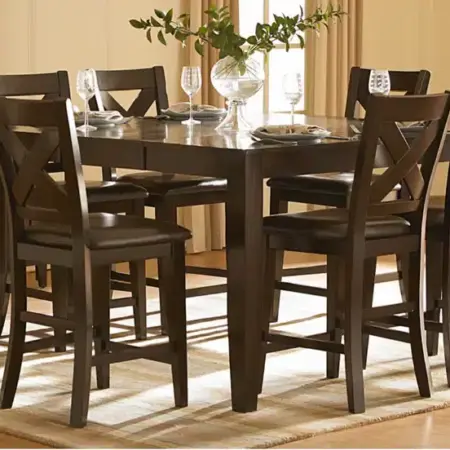 Wooden Counter Height Dining Set