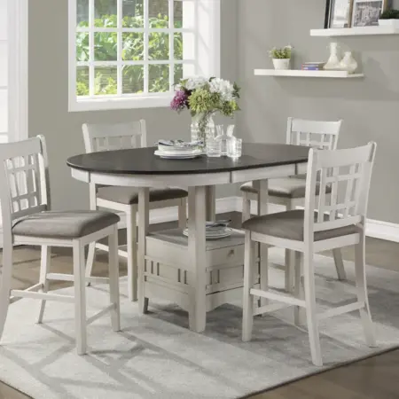 2423W 5pc Counter Height Dining Set