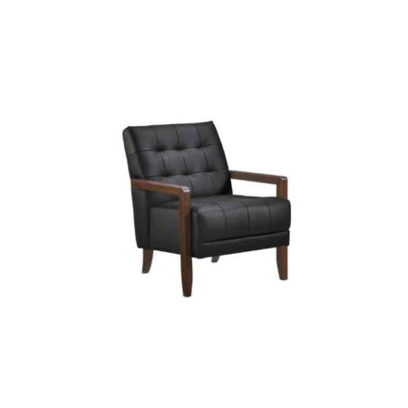 Contemporary Leather Accent Chair