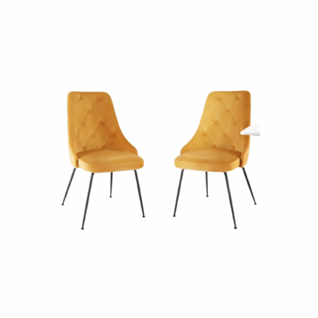 Modern Velvet Dining Chair Set of 2