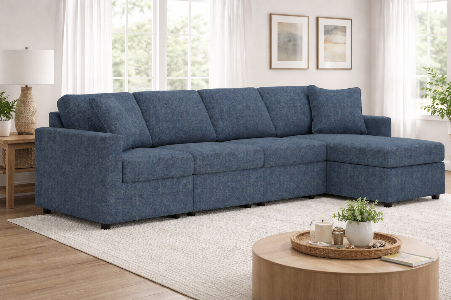 Modmax 4-Piece Sectional with Chaise